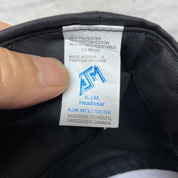 Vintage NAPA Auto Parts Hat Cap Snapback Black UAP AJM Adjustable Automotive - Picture 9 of 9
